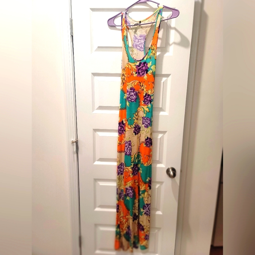 Long Maxi flower Dress